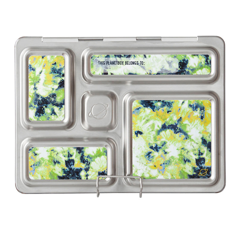 Magnet Set for PlanetBox Rover: Snap Pea Tie Dye