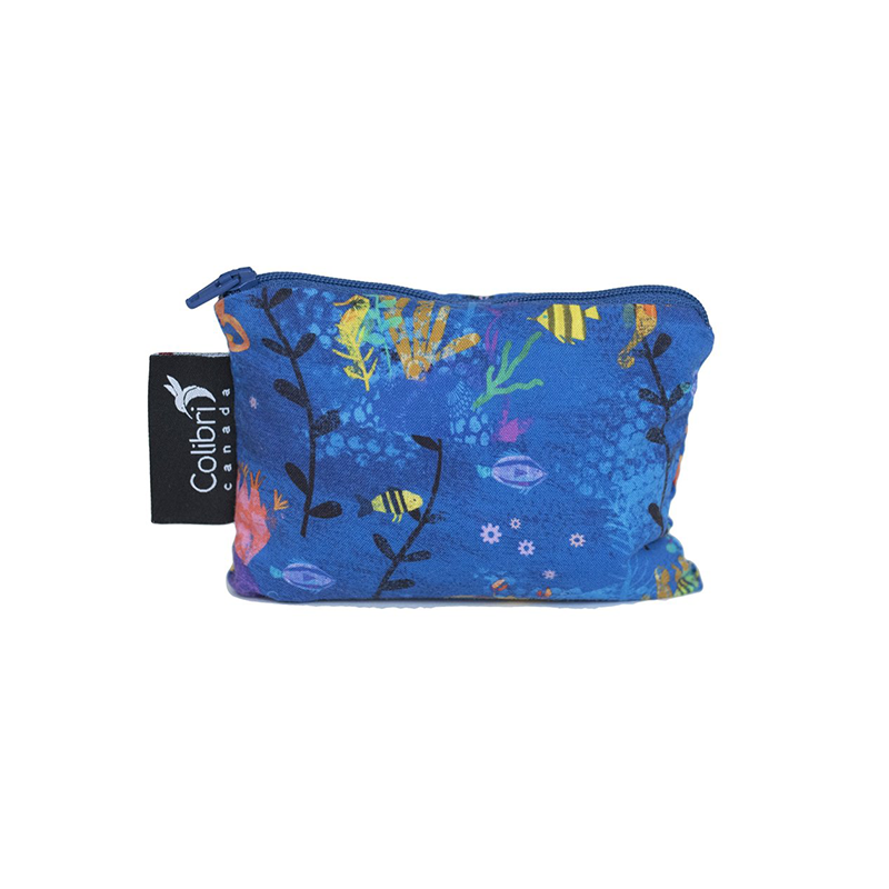 Colibri Small Reusable Snack Bag - Under the Sea Snack Bag by Colibri | Cute Kid Stuff