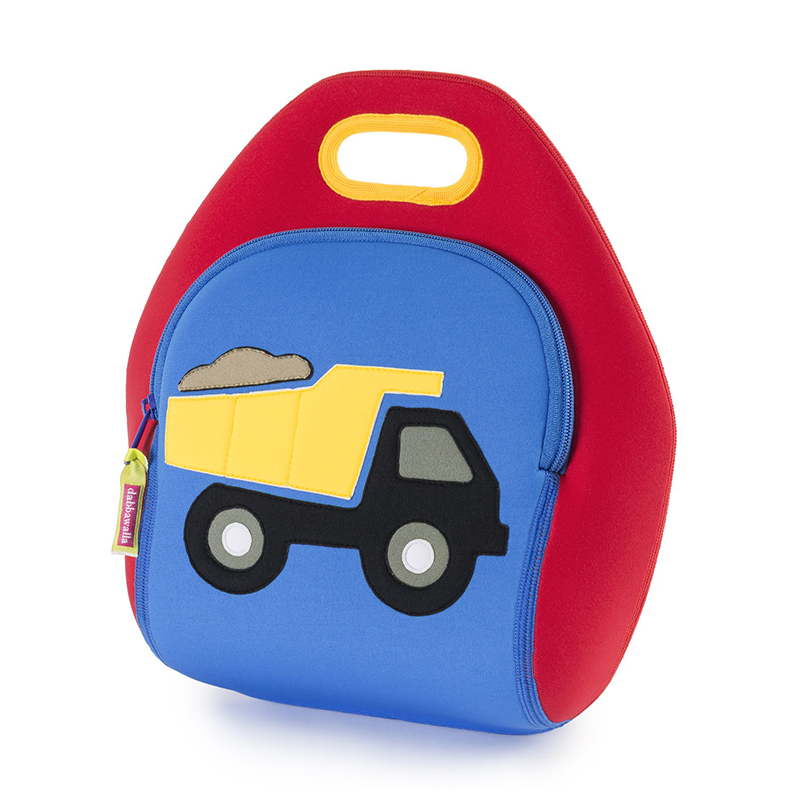 Dabbawalla Machine Washable Insulated Lunch Bag: Keep on Truckin' Lunch Bag by Dabbawalla | Cute Kid Stuff