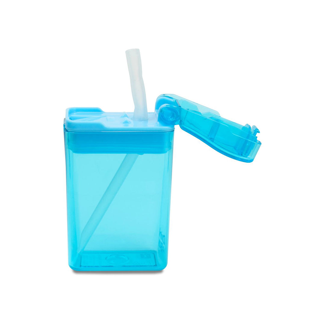 Drink-in-the-Box 8oz Reusable Drink Box (V3): Blue Water Bottle by Drink-In-The-Box | Cute Kid Stuff