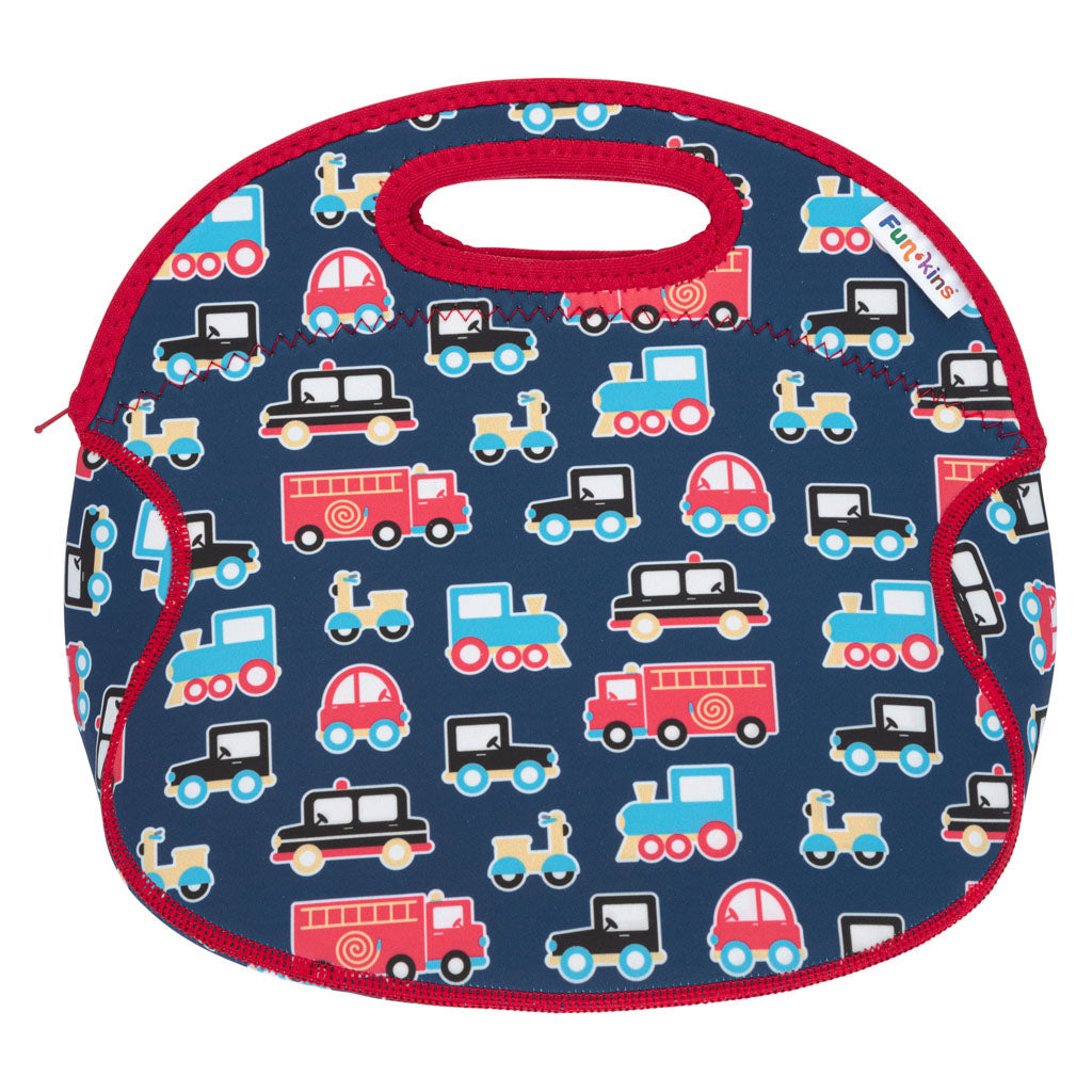 Funkins Large Lunch Bag: Transportation Lunch Bag by Funkins | Cute Kid Stuff