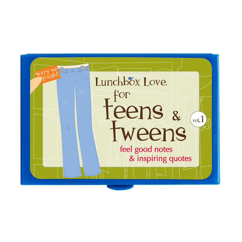 Lunchbox Love® For Teens: Teens & Tweens Volume 1 Lunch Notes by Lunchbox Love | Cute Kid Stuff