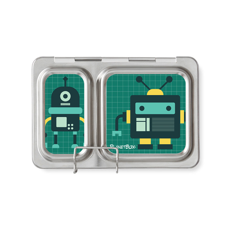 Magnet Set for PlanetBox Shuttle: Robo Friends Magnets by PlanetBox | Cute Kid Stuff