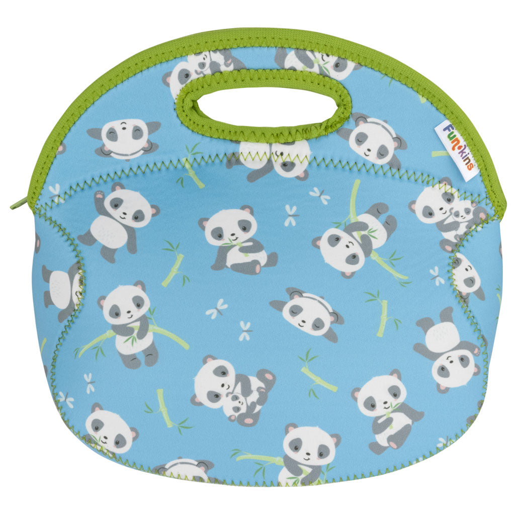 Funkins Large Lunch Bag: Pandas