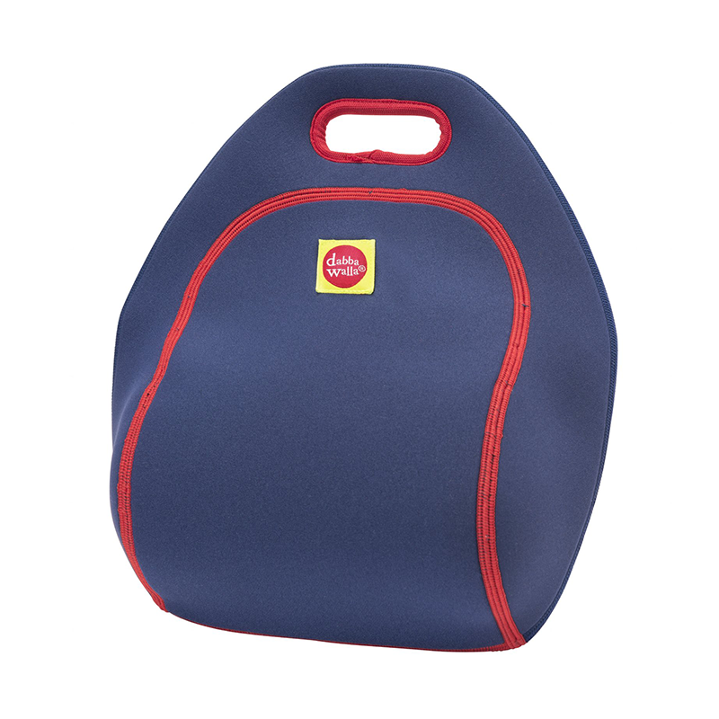 Dabbawalla Machine Washable Insulated Lunch Bag: Colour Block (Navy)