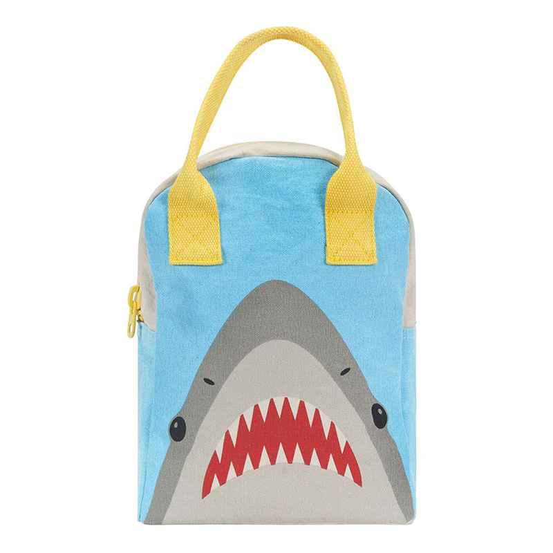Fluf Zipper Lunch Bag: Shark