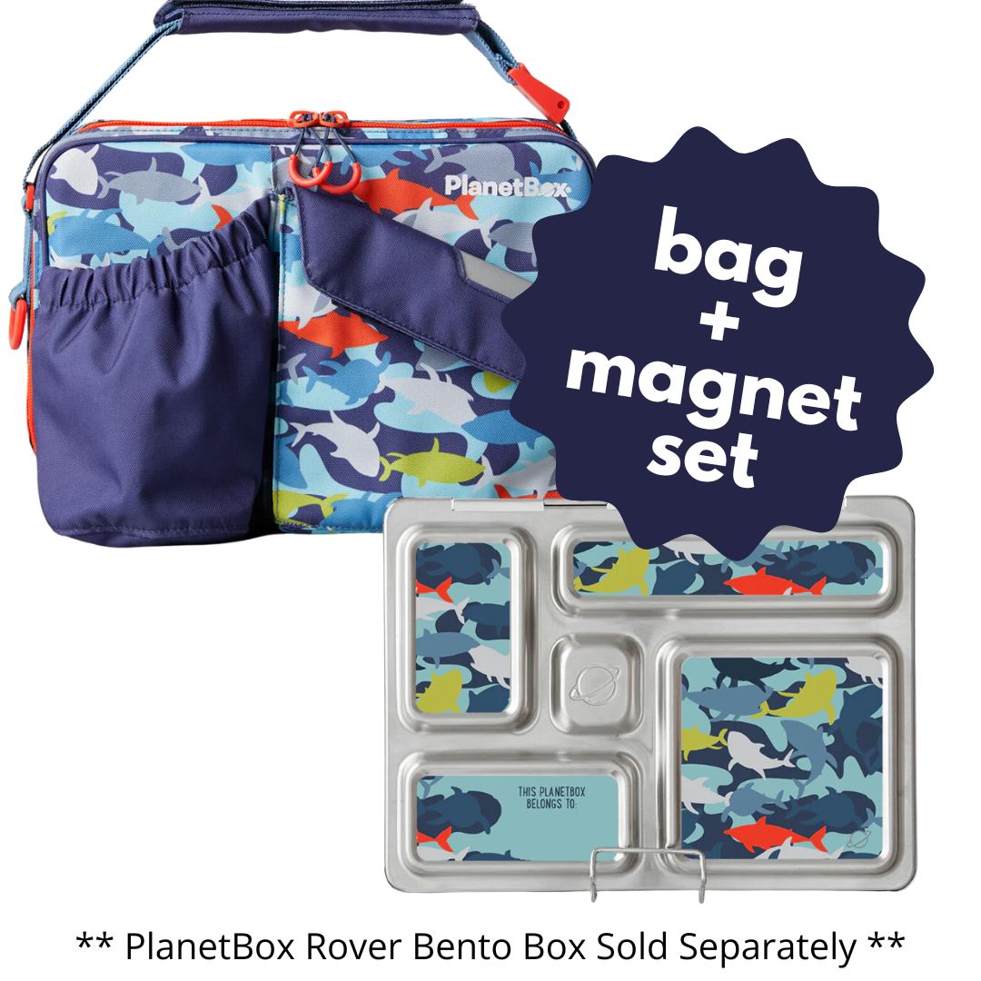 Camo Sharks Carry Bag + Rover Magnets (Bento Box Sold Separately)