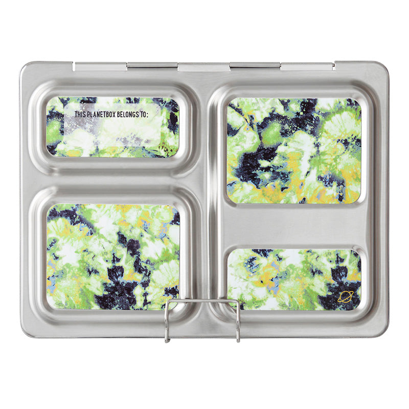 Magnet Set for PlanetBox Launch: Snap Pea Tie Dye