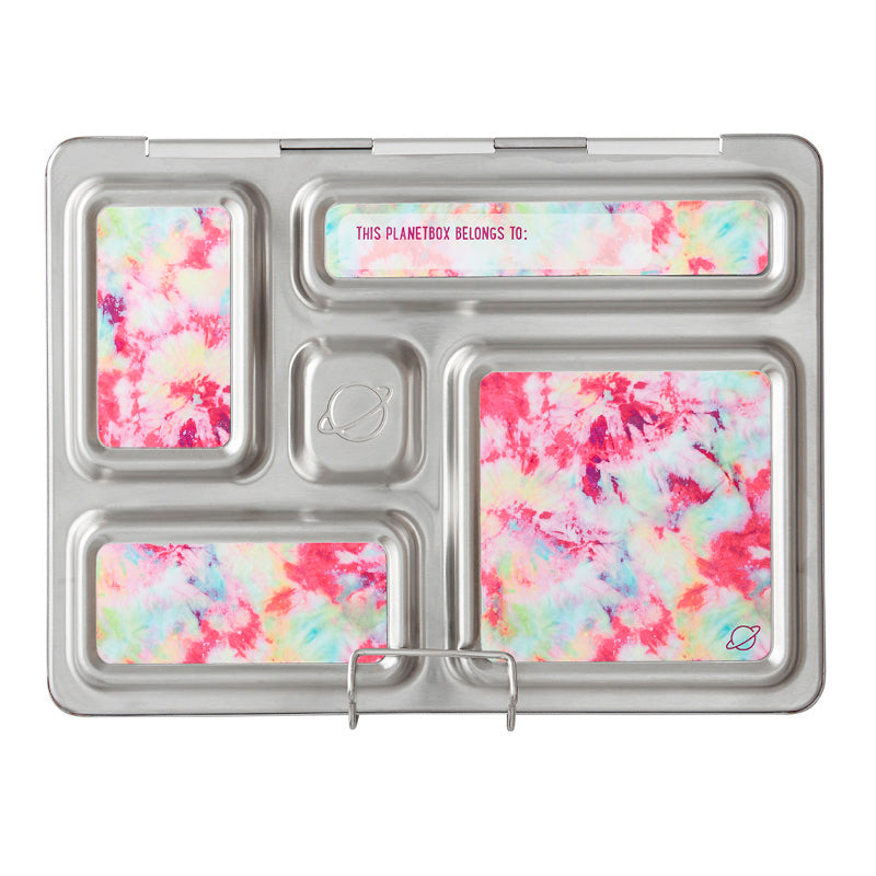 Magnet Set for PlanetBox Rover: Blossom Tie Dye
