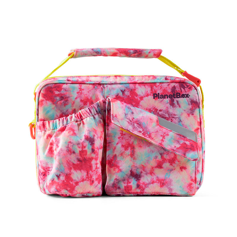 PlanetBox Insulated Carry Bag for Rover or Launch: Blossom Tie Dye