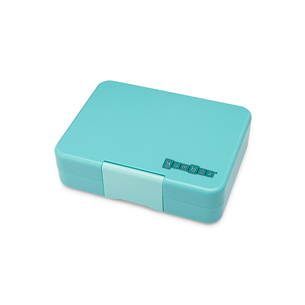 Yumbox Snack: Misty Aqua (Rainbow Tray, 3 Compartments)