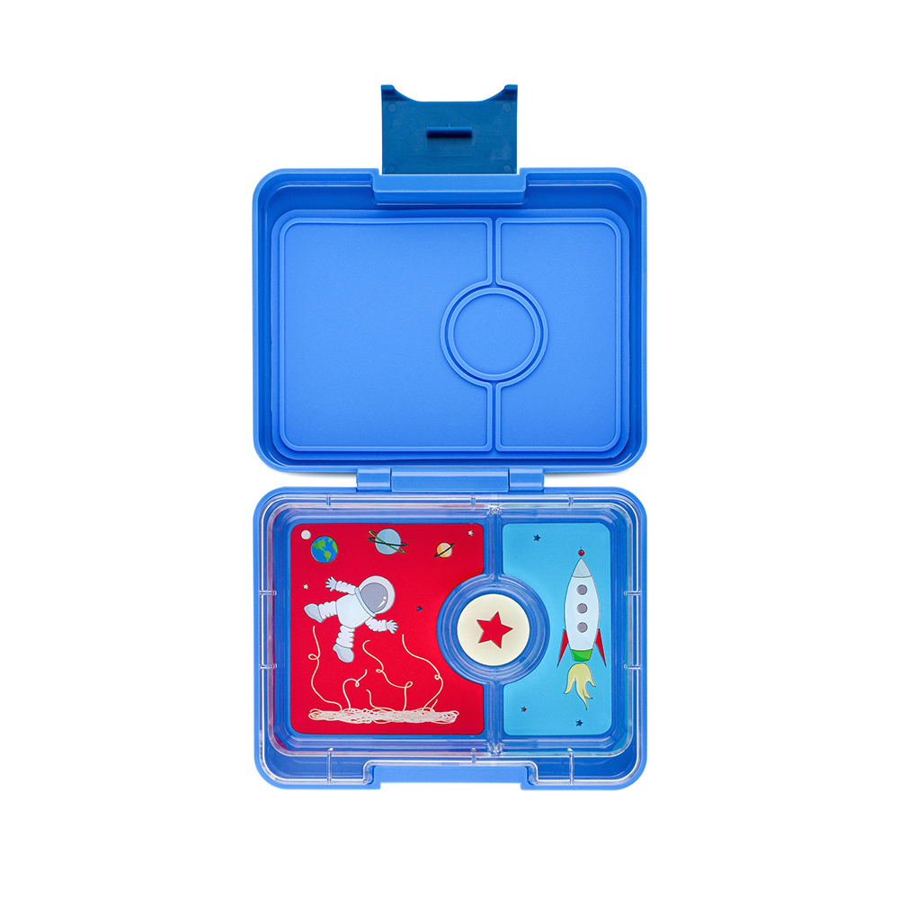 Yumbox Snack: True Blue (Rocket Tray, 3 Compartments)