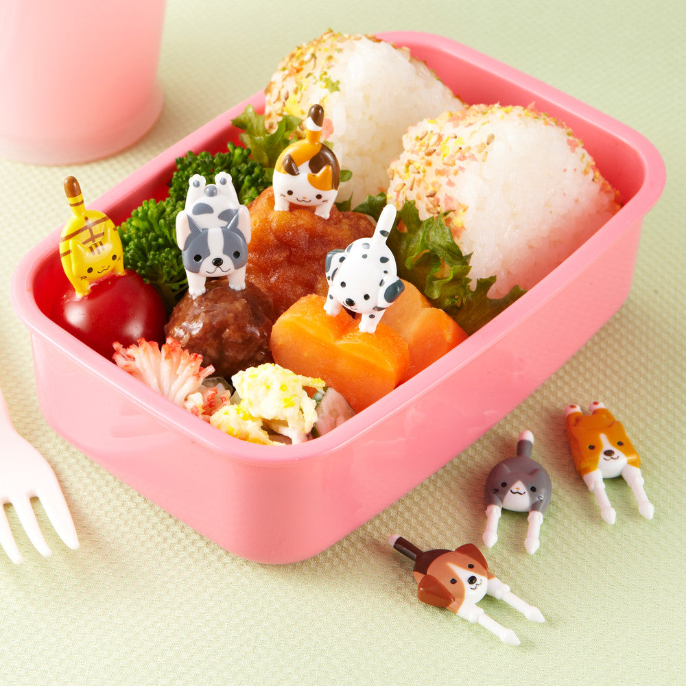Cats & Dogs 2-Ended Fork Picks for Bento Boxes_CuteKidStuff.com
