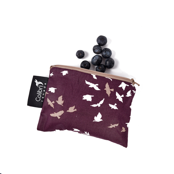 Colibri Small Reusable Snack Bag - Flock Snack Bag by Colibri | Cute Kid Stuff