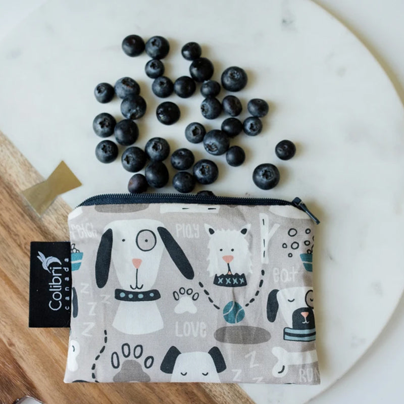 Colibri Small Reusable Snack Bag - Go Fetch Snack Bag by Colibri | Cute Kid Stuff