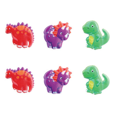 Decopac Dino Pals Rings (6-Pk) Bento Accessories by DecoPac | Cute Kid Stuff