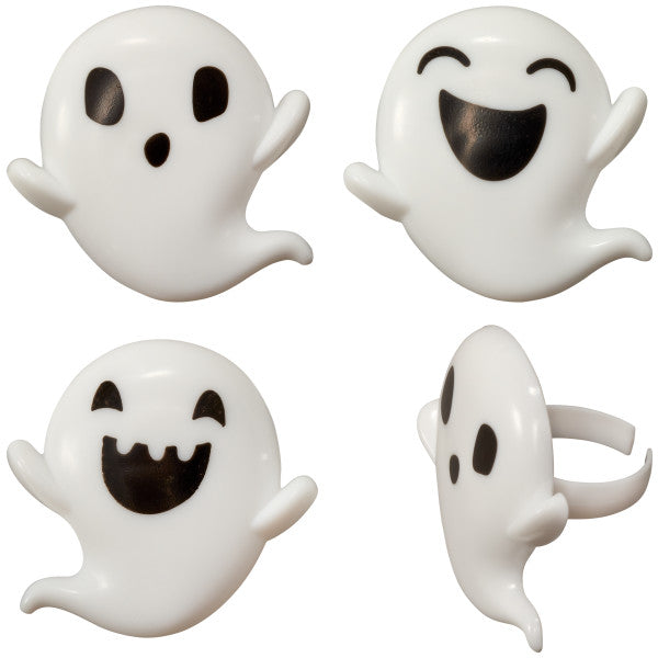 Decopac Ghosts (Rings, 6Pk) Bento Accessories by DecoPac | Cute Kid Stuff