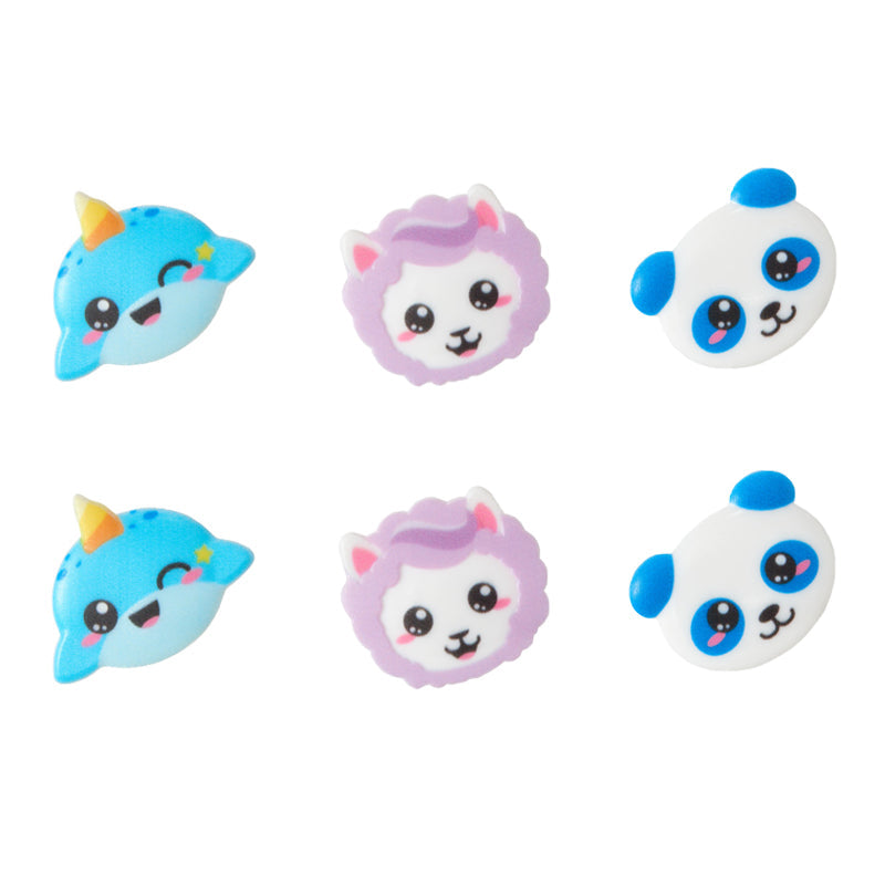 Decopac Kawaii Characters (Rings, 6Pk) by DecoPac | Cute Kid Stuff