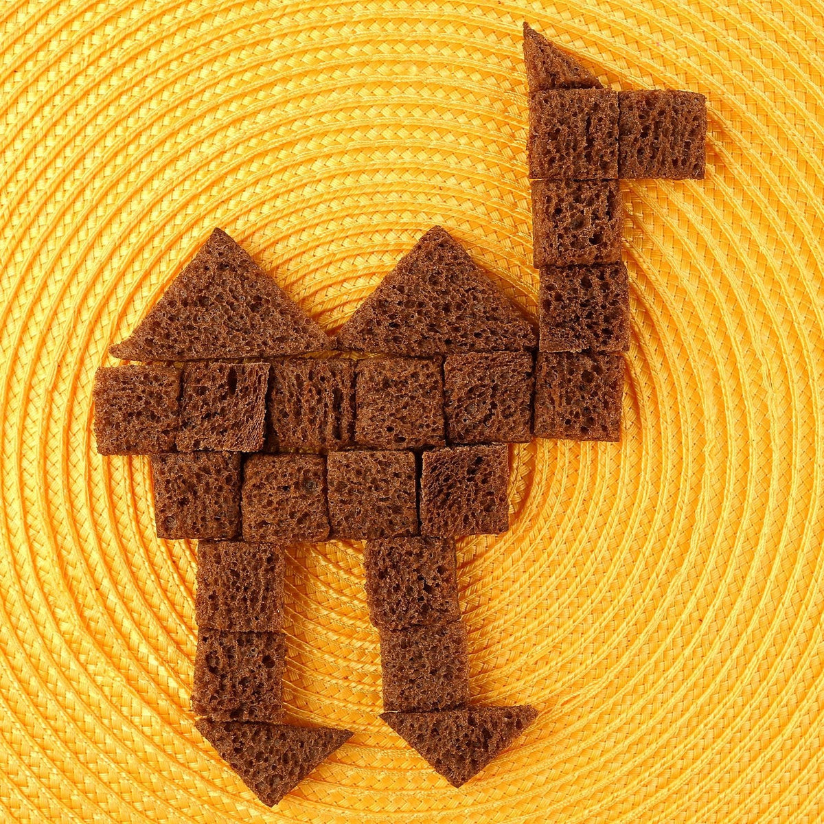 FunBites SQUARES Food Cutter - Yellow Bento Accessories by FunBites | Cute Kid Stuff