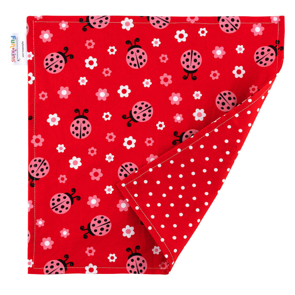 Funkins Napkins (Set of 2): Ladybugs Napkin by Funkins | Cute Kid Stuff