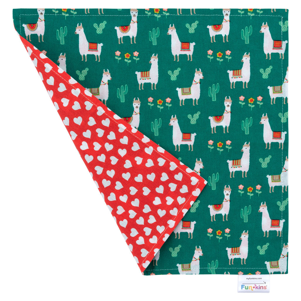 Funkins Napkins (Set of 2): Llamas Napkin by Funkins | Cute Kid Stuff