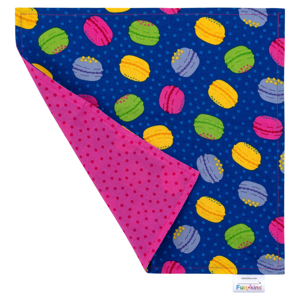Funkins Napkins (Set of 2): Macarons Napkin by Funkins | Cute Kid Stuff