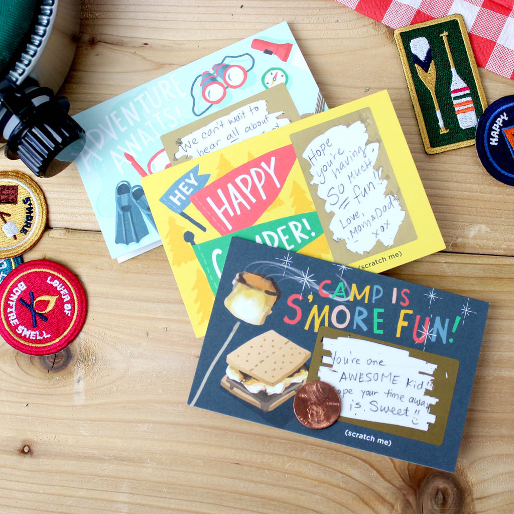 Inklings Paperie Scratch-off Lunchbox Notes: Camp Lunch Notes by Inklings Paperie | Cute Kid Stuff
