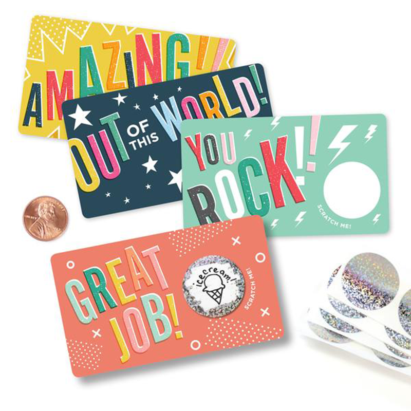 Inklings Paperie Scratch-off Reward Cards (Ed. 1) Lunch Notes by Inklings Paperie | Cute Kid Stuff