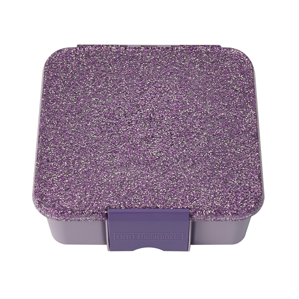 Little Lunch Box Co. Bento Three: Glitter Purple - Limited Edition Bento Box by Little Lunch Box Co. | Cute Kid Stuff