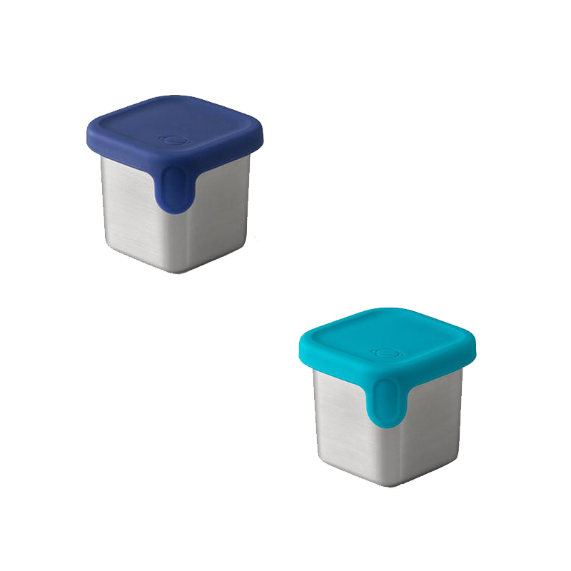 Little Square Dipper (2.4oz) for PlanetBox Launch and Shuttle: Dark Blue PlanetBox Accessory by PlanetBox | Cute Kid Stuff