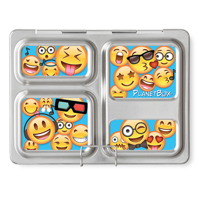 Magnet Set for PlanetBox Launch: Emoticons Magnets by PlanetBox | Cute Kid Stuff
