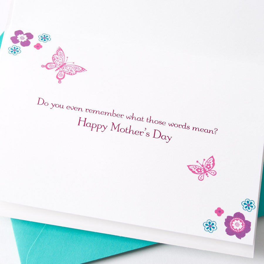 PAPYRUS Spa Mask Mother's Day Card | CuteKidStuff.com