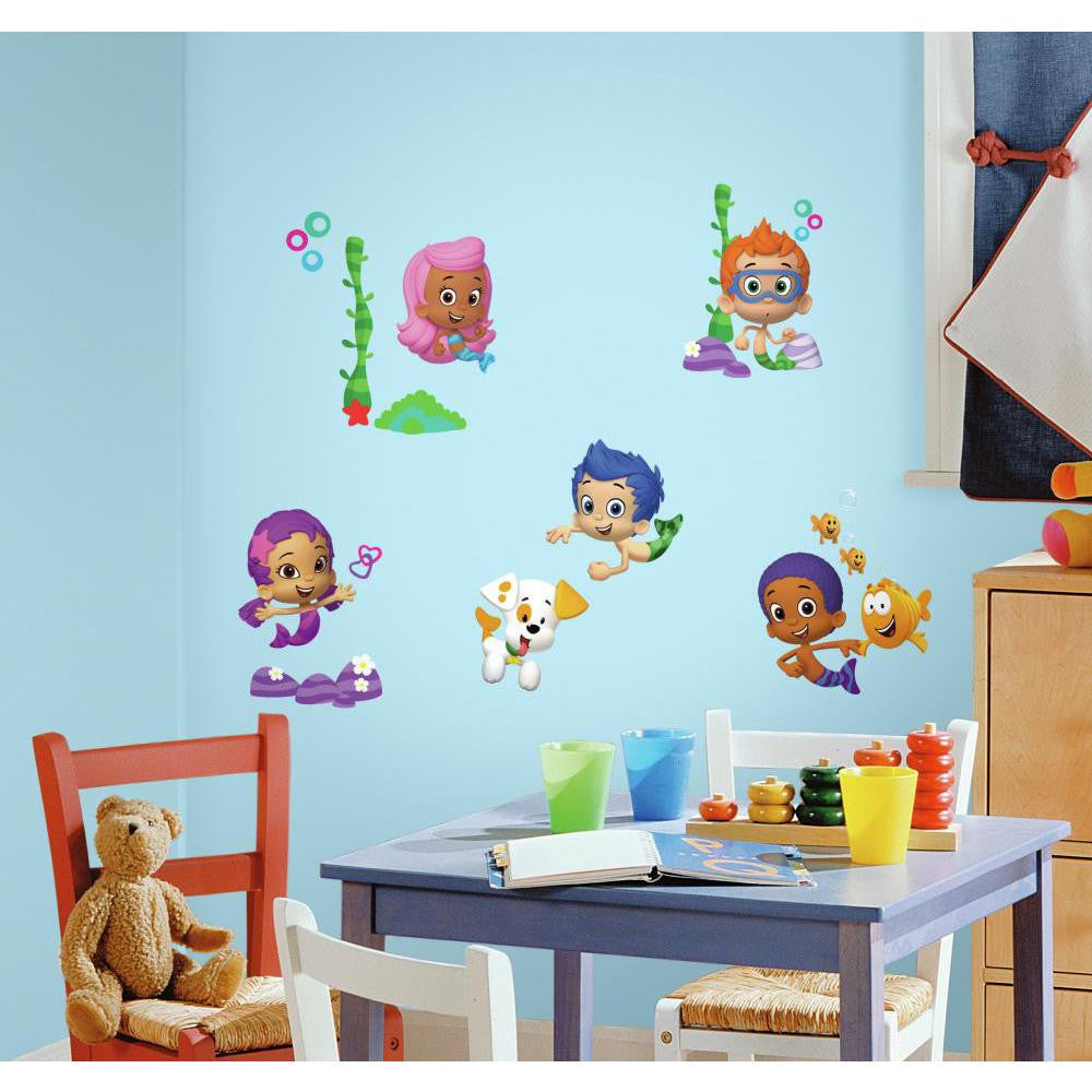RoomMates Bubble Guppies Peel & Stick Wall/Bento Decals Decals by RoomMates | Cute Kid Stuff