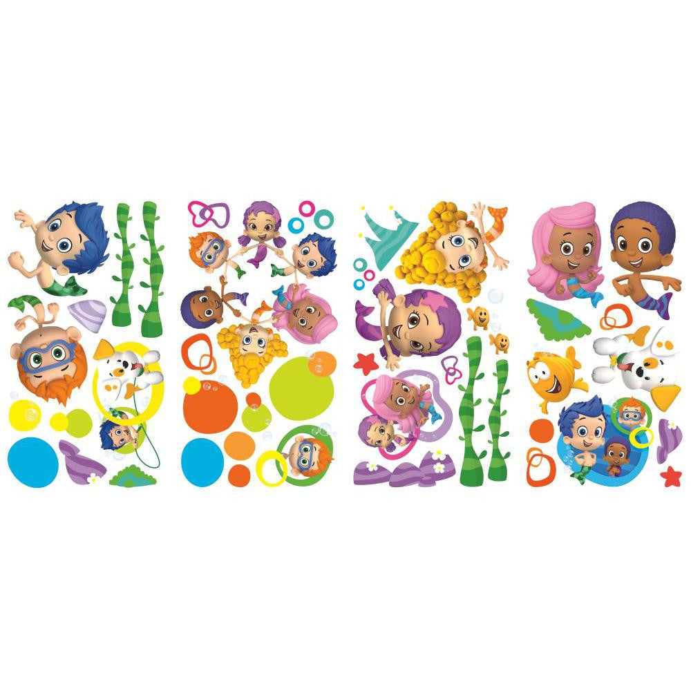 RoomMates Bubble Guppies Peel & Stick Wall/Bento Decals Decals by RoomMates | Cute Kid Stuff