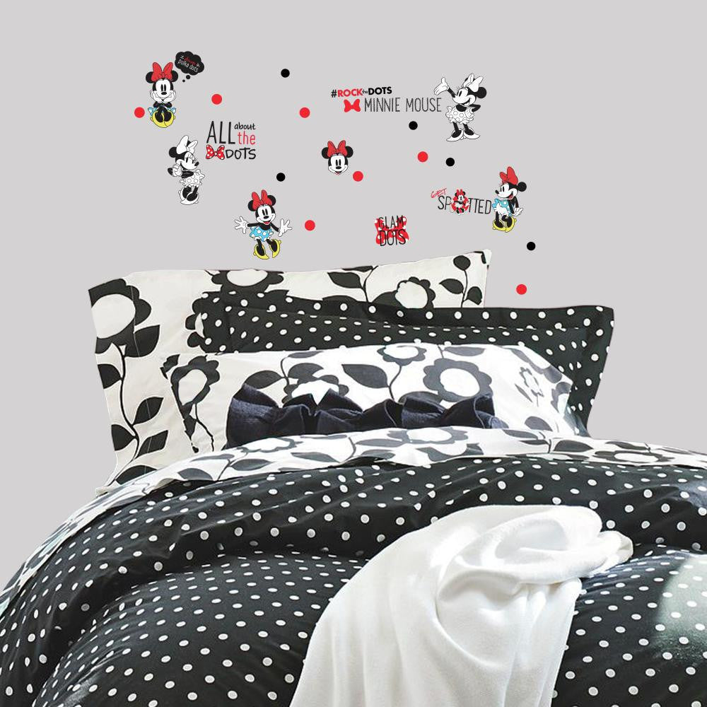 RoomMates Minnie Rocks the Dots Peel & Stick Wall/Bento Decals
