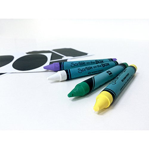 Scribble-on-the-Box (for 8oz or 12oz Drink-in-the-Box) Water Bottle Accessory by Drink-In-The-Box | Cute Kid Stuff