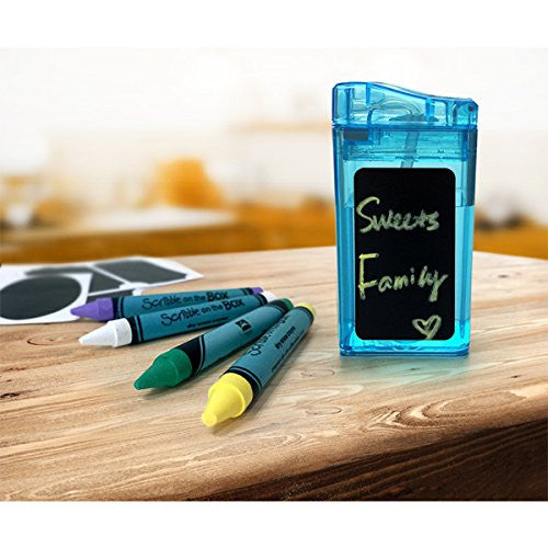 Scribble-on-the-Box (for 8oz or 12oz Drink-in-the-Box) Water Bottle Accessory by Drink-In-The-Box | Cute Kid Stuff