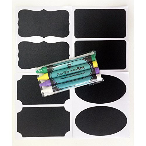 Scribble-on-the-Box (for 8oz or 12oz Drink-in-the-Box) Water Bottle Accessory by Drink-In-The-Box | Cute Kid Stuff