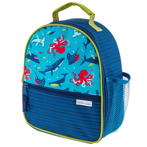 Stephen Joseph All Over Print Shark II Lunch Box CuteKidStuff