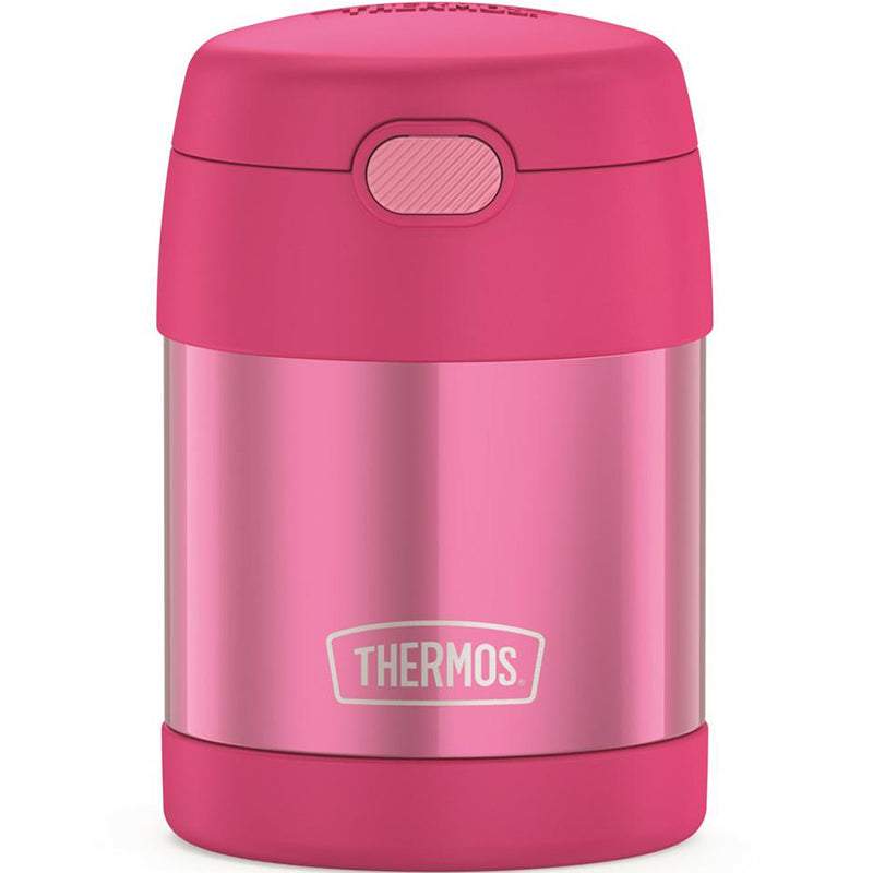 Thermos 10oz FUNtainer Food Jar with Spoon: Pink Thermal Food Jar by Thermos | Cute Kid Stuff