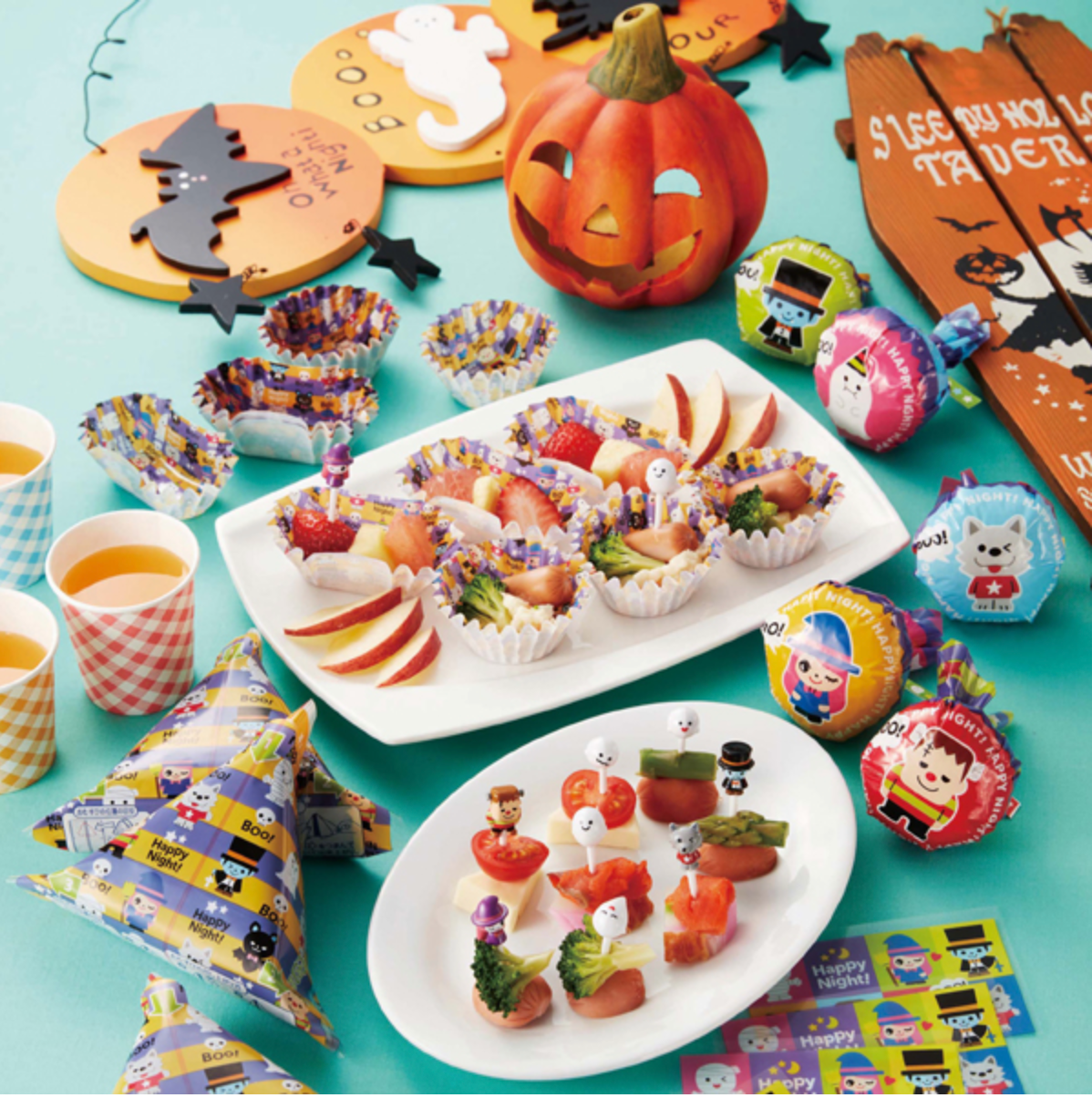 Torune Haunted Party Rice Wrappers Bento Accessories by Torune | Cute Kid Stuff