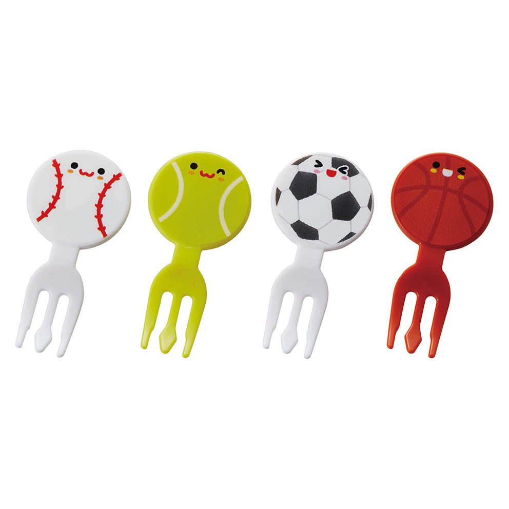 Torune Sport Ball Friends Fork Picks Bento Accessories by Torune | Cute Kid Stuff