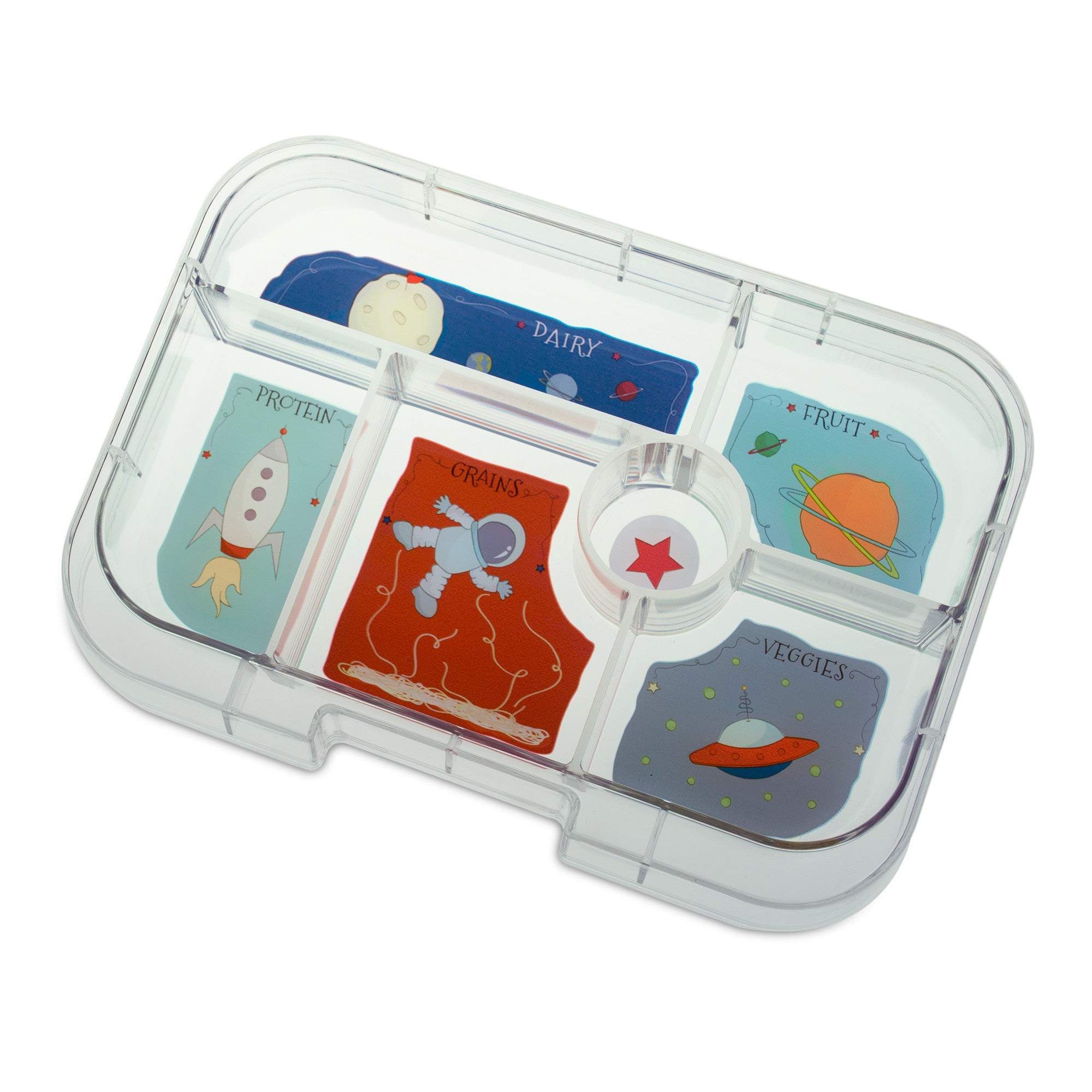 Yumbox Original Extra Tray: Space (6-Compartments) Extra Bento Tray by Yumbox | Cute Kid Stuff