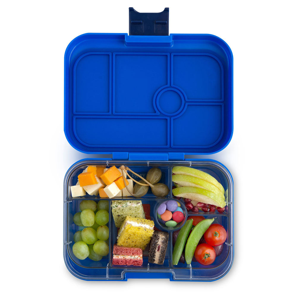 Blue Yumbox Original (6 Compartments) w/ Space Tray