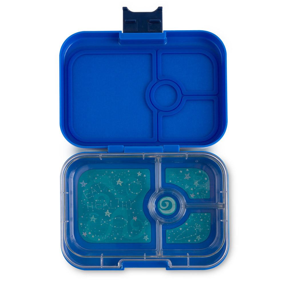 Yumbox Panino: Neptune Blue (Constellation Tray, 4 Compartments) Bento Box by Yumbox | Cute Kid Stuff