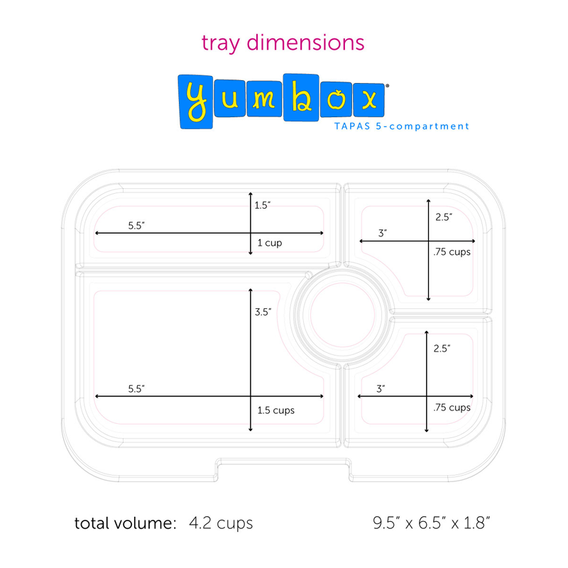 Yumbox Tapas 4 compartment - Antibes Blue