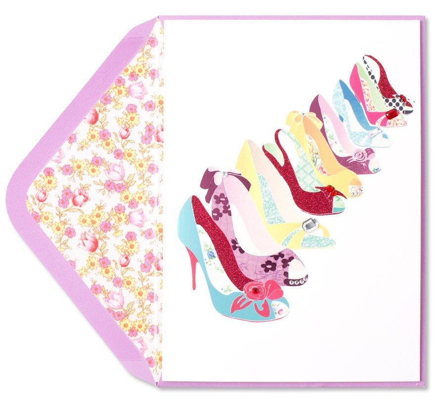 PAPYRUS Never Enough Shoes Mother's Day Card | CuteKidStuff.com