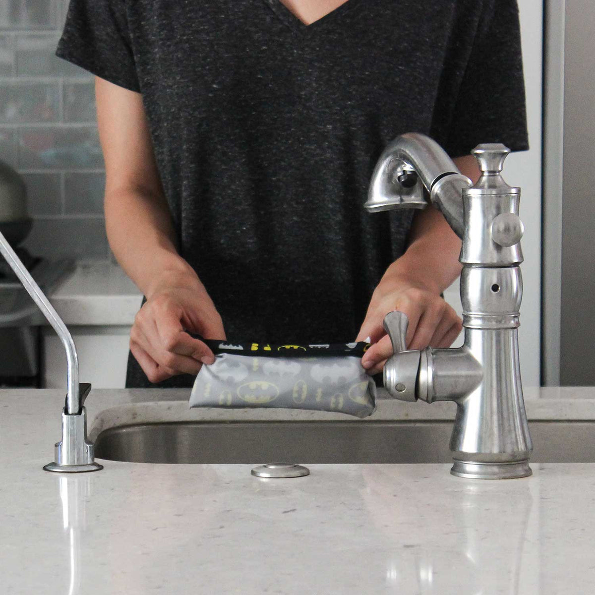 Bumkins Reusable Snack Bags (3 pack): Superman