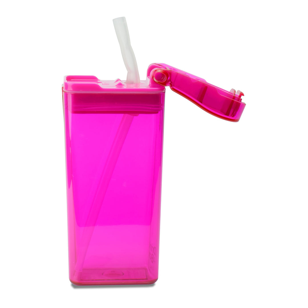 Drink-in-the-Box 12oz Reusable Drink Box (V3): Pink