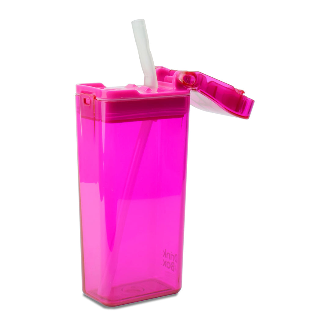 Drink-in-the-Box 12oz Reusable Drink Box (V3): Pink